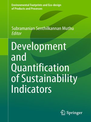 cover image of Development and Quantification of Sustainability Indicators